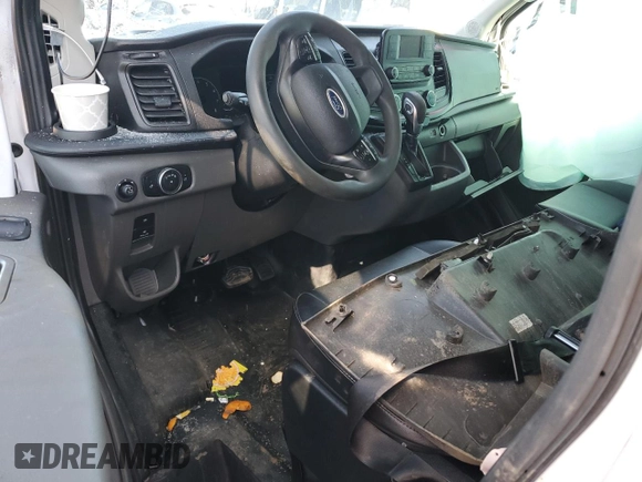 2022 Ford Transit Cargo z VIN 1FTBR1C89NKA67892, wystawiony jako Copart lot #49484705 z przebiegiem 76 174 mil mil oraz Szkoda całkowita • Salvage title. Historia ofert i sprzedaży dostępna na DreamBid. Obrazek 8.