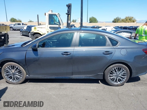 2024 Kia Forte GT-Line with VIN 3KPF54AD4RE803242, listed as a IAAI auction lot 41826518 with 5,099 mi miles. Bid and sale history available at carsss.com. Image 14.