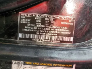 2021 McLaren 720S z VIN SBM14FCA3MW005994, wystawiony jako Copart lot #74940764 z przebiegiem Nie podano mil oraz Nie do naprawy. Historia ofert i sprzedaży dostępna na DreamBid. Obrazek 13.
