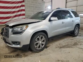 2016 GMC Acadia SLT with VIN 1GKKRRKDXGJ112428, listed as a Copart auction lot 53814744 with 109,354 mi miles and Salvage Title. Bid and sale history available at carsss.com. Image 1.