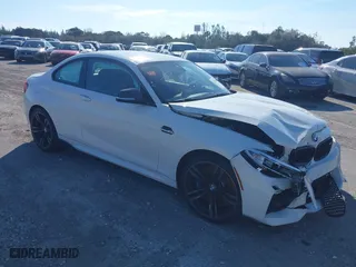 2017 BMW M2 with VIN WBS1H9C55HV886803, listed as a IAAI auction lot 41241081 with 37,874 mi miles. Bid and sale history available at carsss.com. Image 1.