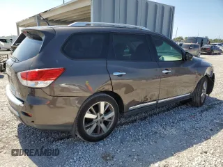 2015 Nissan Pathfinder Platinum z VIN 5N1AR2MN2FC601666, wystawiony jako Copart lot #56070145 z przebiegiem 187 875 mil mil oraz Szkoda całkowita • Salvage title. Historia ofert i sprzedaży dostępna na DreamBid. Obrazek 3.