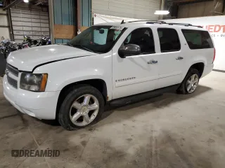 2008 Chevrolet Suburban 3LT z VIN 1GNFK16308J229965, wystawiony jako Copart lot #55855175 z przebiegiem 185 155 mil mil oraz Czysty tytuł • Clean title. Historia ofert i sprzedaży dostępna na DreamBid. Obrazek 1.