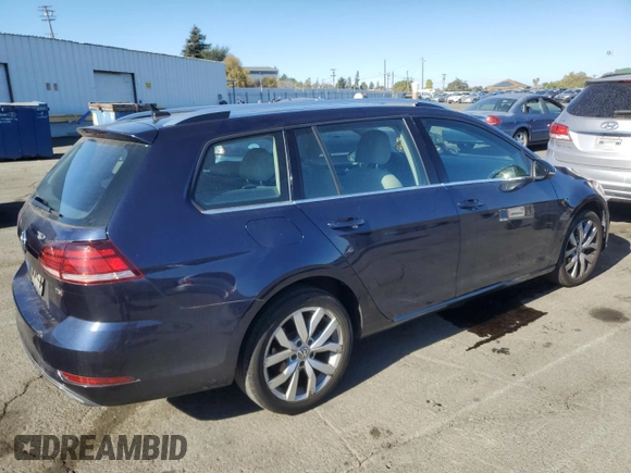 2018 Volkswagen Golf SportWagen SEL with VIN 3VWL17AU8JM756014, listed as a Copart auction lot 77156884 with 62,940 mi miles and Salvage Title. Bid and sale history available at carsss.com. Image 3.