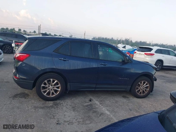 2018 Chevrolet Equinox LS with VIN 3GNAXHEV8JS503909, listed as a IAAI auction lot 41755067 with 400,397 mi miles. Bid and sale history available at carsss.com. Image 13.