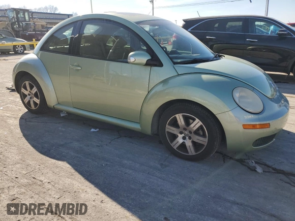 2006 Volkswagen Beetle with VIN 3VWRW31C26M411435, listed as a Copart auction lot 46451285 with 127,828 mi miles and Salvage title. Bid and sale history available at DreamBid. Image 4.