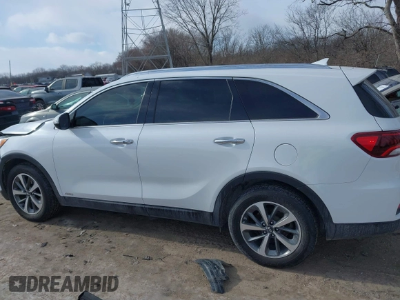 2019 Kia Sorento EX with VIN 5XYPHDA59KG464880, listed as a IAAI auction lot 41380730 with 93,817 mi miles and . Bid and sale history available at carsss.com. Image 14.