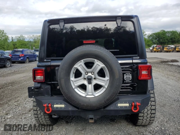 2018 Jeep Wrangler Unlimited Sport S z VIN 1C4HJXDG8JW166409, wystawiony jako Copart lot #59148795 z przebiegiem 41 222 mil mil oraz Czysty tytuł • Clean title. Historia ofert i sprzedaży dostępna na DreamBid. Obrazek 6.
