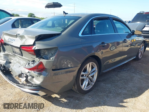 2023 Audi A4 S line Premium Plus z VIN WAUEAAF41PN003020, wystawiony jako IAAI lot #42369885 z przebiegiem 55 960 mil mil oraz . Historia ofert i sprzedaży dostępna na DreamBid. Obrazek 4.