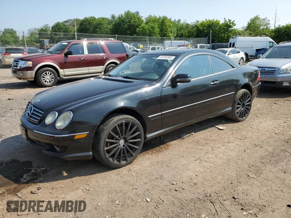 2001 Mercedes-Benz CL AMG z VIN WDBPJ73J61A011135, wystawiony jako Copart lot #59703305 z przebiegiem Nie podano mil oraz Czysty tytuł • Clean title. Historia ofert i sprzedaży dostępna na DreamBid. Obrazek 1.