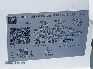 2023 GMC Terrain SLT с VIN 3GKALPEG9PL183233, выставлен на аукционе IAAI как лот 41905091 с пробегом 46 205 миль миль и . История ставок и продаж доступна на DreamBid. Изображение 9.
