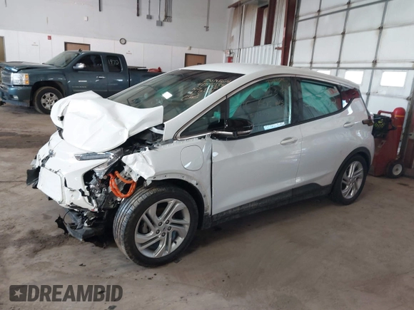 2023 Chevrolet Bolt EV 1LT with VIN 1G1FW6S01P4132303, listed as a IAAI auction lot 41585342 with 43,955 mi miles and . Bid and sale history available at DreamBid. Image 17.