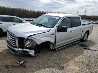 2017 Ford F-150 XL with VIN 1FTEW1CP5HFC17815, listed as a Copart auction lot 50195155 with 89,777 mi miles and Salvage title. Bid and sale history available at DreamBid. Image 1.
