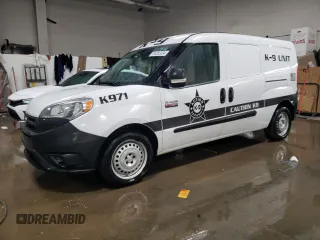 2016 Ram ProMaster City Cargo Tradesman with VIN ZFBERFAT9G6A94237, listed as a Copart auction lot 85283334 with 131,206 mi miles and Salvage title. Bid and sale history available at DreamBid. Image 1.