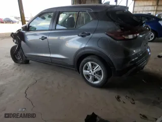 2023 Nissan Kicks S with VIN 3N1CP5BV3PL547973, listed as a Copart auction lot 46710715 with 56,361 mi miles and Salvage Title. Bid and sale history available at carsss.com. Image 2.