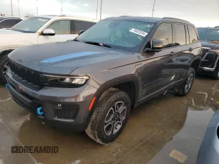 2022 Jeep Grand Cherokee Trailhawk with VIN 1C4RJYC64N8725340, listed as a Copart auction lot 74625244 with Not provided miles and Non repairable. Bid and sale history available at DreamBid. Image 1.