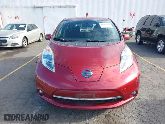 2013 Nissan LEAF SV with VIN 1N4AZ0CP3DC401314, listed as a IAAI auction lot 42201210 with 85,627 mi miles and . Bid and sale history available at DreamBid. Image 12.
