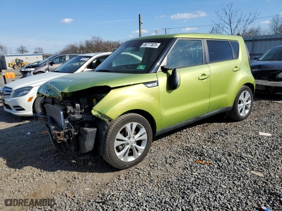 2014 Kia Soul + with VIN KNDJP3A56E7746706, listed as a Copart auction lot 46777825 with 41,152 mi miles and Salvage Title. Bid and sale history available at carsss.com. Image 1.