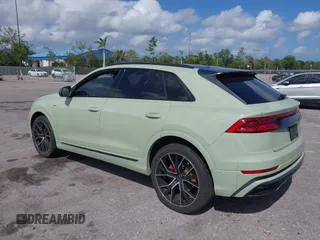 2023 Audi Q8 Premium Plus z VIN WA1EVBF14PD016072, wystawiony jako IAAI lot #41947316 z przebiegiem Nie podano mil oraz . Historia ofert i sprzedaży dostępna na DreamBid. Obrazek 3.