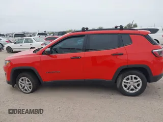 2017 Jeep Compass Sport with VIN 3C4NJDABXHT642198, listed as a IAAI auction lot 42385002 with 82,626 mi miles and . Bid and sale history available at DreamBid. Image 13.