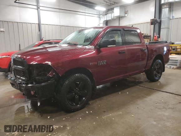 2017 Ram 1500 Big Horn with VIN 1C6RR7LM6HS879242, listed as a Copart auction lot 88073585 with 71,895 mi miles and Salvage Title. Bid and sale history available at carsss.com. Image 1.