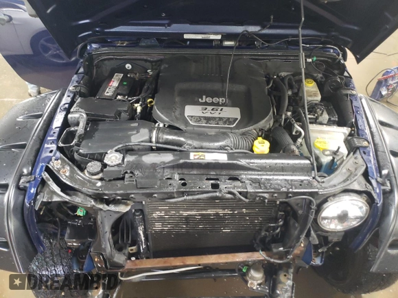 2013 Jeep Wrangler Unlimited Sport z VIN 1C4BJWDG5DL529707, wystawiony jako Copart lot #48436325 z przebiegiem 142 661 mil mil oraz Szkoda całkowita • Salvage title. Historia ofert i sprzedaży dostępna na DreamBid. Obrazek 11.