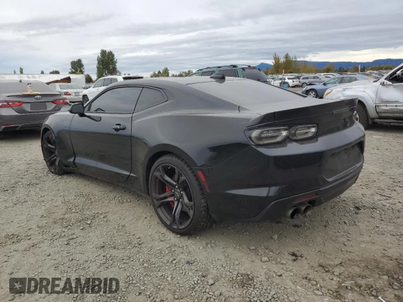 2020 Chevrolet Camaro 2SS with VIN 1G1FG1R77L0144055, listed as a Copart auction lot 76026834 with 46,973 mi miles and Salvage Title. Bid and sale history available at carsss.com. Image 2.