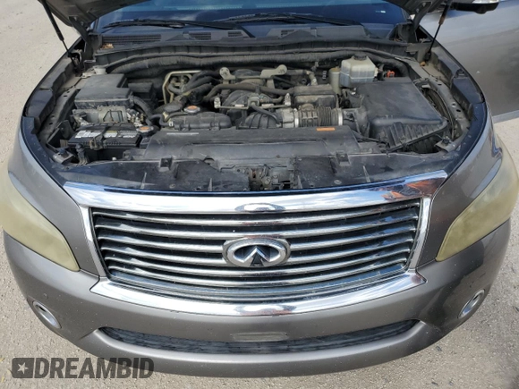 2012 Infiniti QX56 7-passenger with VIN JN8AZ2NF6C9516659, listed as a Copart auction lot 69617814 with 275,756 mi miles and Clean Title. Bid and sale history available at carsss.com. Image 12.