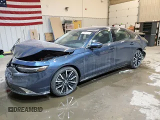 2025 Honda Accord Touring with VIN 1HGCY2F85SA007443, listed as a Copart auction lot 88645645 with 5,592 mi miles and Salvage title. Bid and sale history available at DreamBid. Image 1.