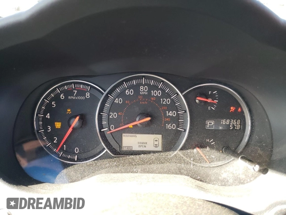 2012 Nissan Maxima SV z VIN 1N4AA5AP6CC834731, wystawiony jako Copart lot #54575965 z przebiegiem 168 368 mil mil oraz Szkoda całkowita • Salvage title. Historia ofert i sprzedaży dostępna na DreamBid. Obrazek 9.