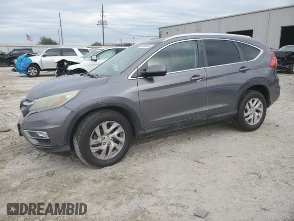 2015 Honda CR-V EX-L with VIN 2HKRM4H78FH666992, listed as a Copart auction lot 42400585 with 155,445 mi miles and Salvage Title. Bid and sale history available at carsss.com. Image 1.