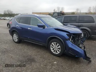 2019 Nissan Rogue S with VIN KNMAT2MV2KP504959, listed as a Copart auction lot 80275004 with 60,672 mi miles and Salvage Title. Bid and sale history available at carsss.com. Image 4.