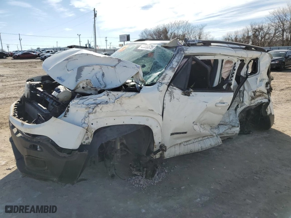 2017 Jeep Renegade Sport with VIN ZACCJAAB0HPF67024, listed as a Copart auction lot 43539575 with 0 mi miles and Salvage Title. Bid and sale history available at carsss.com. Image 1.