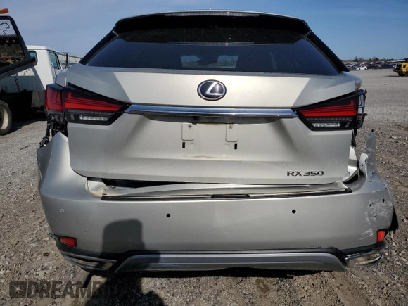 2021 Lexus RX 350 with VIN 2T2JZMDA3MC275549, listed as a Copart auction lot 52132665 with 71,445 mi miles and Salvage Title. Bid and sale history available at DreamBid. Image 6.