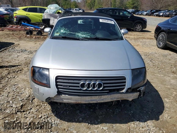 2002 Audi TT with VIN TRUUT28N721013092, listed as a Copart auction lot 52858535 with 205,273 mi miles and Clean Title. Bid and sale history available at carsss.com. Image 5.