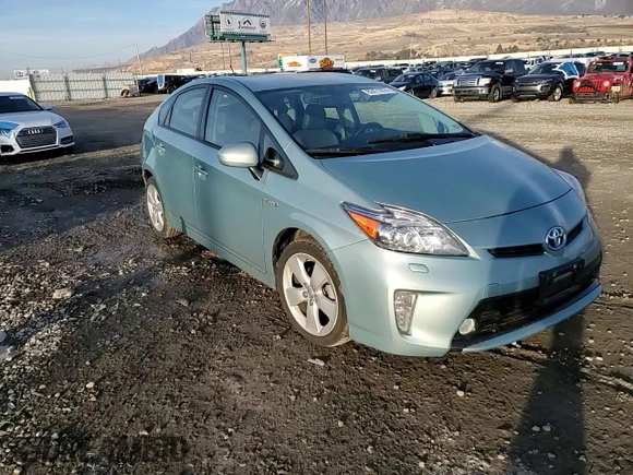 2013 Toyota Prius One with VIN JTDKN3DU1D5638047, listed as a Copart auction lot 50173925 with 0 mi miles and Salvage Title. Bid and sale history available at carsss.com. Image 10.