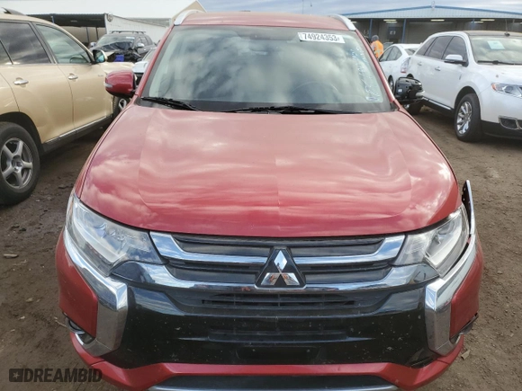 2018 Mitsubishi Outlander PHEV SEL with VIN JA4J24A54JZ047314, listed as a Copart auction lot 74924353 with 33,775 mi miles. Bid and sale history available at carsss.com. Image 5.