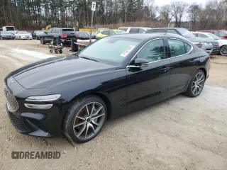 2025 Genesis G70 2.5T with VIN KMTG34SC8SU149077, listed as a Copart auction lot 41567865 with Not Provided miles and Salvage Title. Bid and sale history available at carsss.com. Image 1.