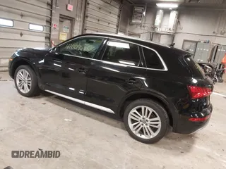 2018 Audi Q5 Premium Plus with VIN WA1BNAFY2J2201427, listed as a IAAI auction lot 42009685 with 75,465 mi miles. Bid and sale history available at carsss.com. Image 3.