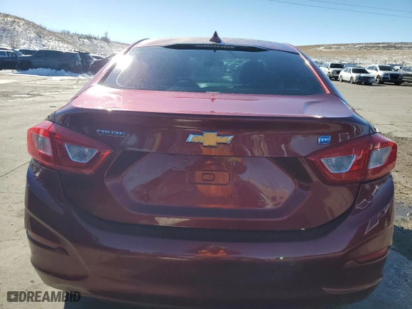 2017 Chevrolet Cruze LT with VIN 1G1BH5SE6H7229544, listed as a Copart auction lot 87502315 with 96,898 mi miles and Salvage Title. Bid and sale history available at carsss.com. Image 6.