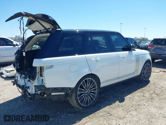 2022 Land Rover Range Rover Westminster z VIN SALGS2RU3NA460712, wystawiony jako IAAI lot #41578730 z przebiegiem 57 119 mil mil oraz . Historia ofert i sprzedaży dostępna na DreamBid. Obrazek 4.
