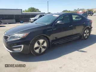 2013 Kia Optima Hybrid LX with VIN KNAGM4AD5D5059126, listed as a Copart auction lot 48317175 with 141,202 mi miles and Salvage Title. Bid and sale history available at carsss.com. Image 1.