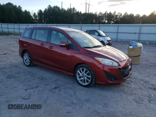 2015 Mazda 5 Grand Touring with VIN JM1CW2DL2F0190095, listed as a Copart auction lot 75709034 with 65,509 mi miles and Salvage title. Bid and sale history available at DreamBid. Image 4.