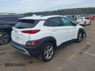 2023 Hyundai Kona SEL with VIN KM8K62AB8PU967862, listed as a IAAI auction lot 41467566 with 51,757 mi miles. Bid and sale history available at carsss.com. Image 4.