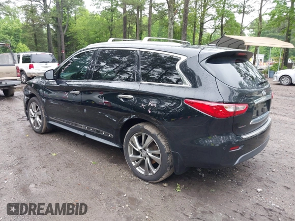 2015 Infiniti QX60 with VIN 5N1AL0MM7FC528002, listed as a IAAI auction lot 42260916 with 228,379 mi miles and . Bid and sale history available at DreamBid. Image 3.