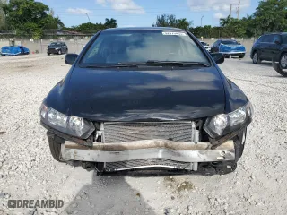 2010 Honda Civic Cpe LX with VIN 2HGFG1B63AH528482, listed as a Copart auction lot 52070465 with 160,574 mi miles and Salvage Title. Bid and sale history available at carsss.com. Image 5.