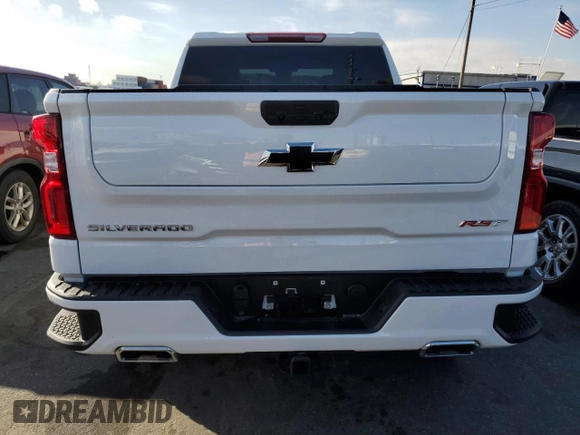 2023 Chevrolet Silverado 1500 RST with VIN 3GCUDEE8XPG130861, listed as a Copart auction lot 43488833 with 1,991 mi miles and Salvage Title. Bid and sale history available at carsss.com. Image 6.