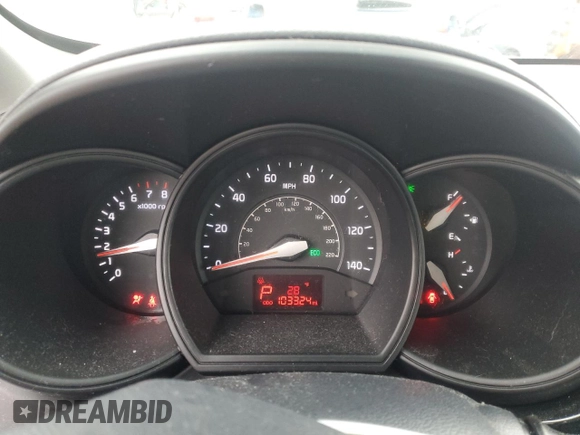 2016 Kia Rio LX with VIN KNADM4A35G6541748, listed as a Copart auction lot 46633465 with 103,324 mi miles and Non Repairable. Bid and sale history available at carsss.com. Image 9.