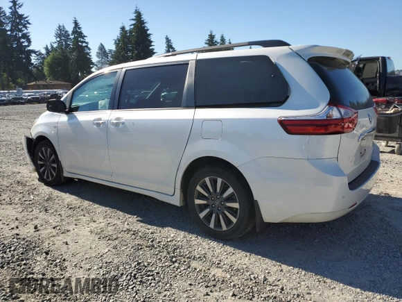 2018 Toyota Sienna XLE with VIN 5TDDZ3DC6JS196196, listed as a Copart auction lot 60103275 with 71,209 mi miles and Salvage title. Bid and sale history available at DreamBid. Image 2.