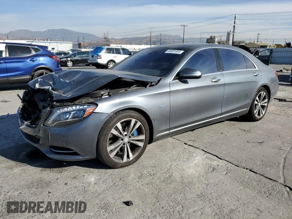 2017 Mercedes-Benz S 550e with VIN WDDUG6DB3HA315317, listed as a Copart auction lot 86901694 with 91,312 mi miles and Salvage Title. Bid and sale history available at DreamBid. Image 1.